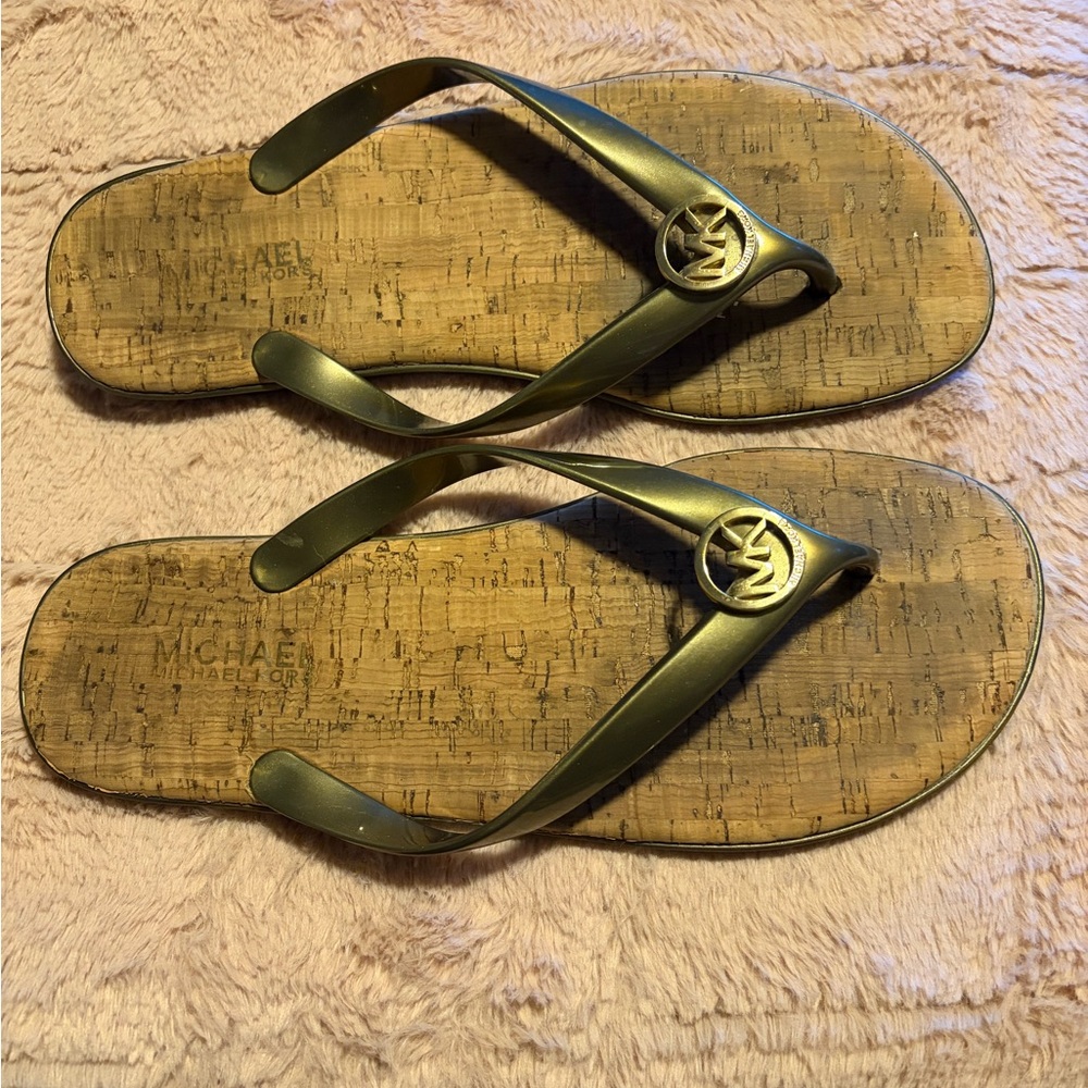 Michael Kors Metallic Gold Men's Sandals